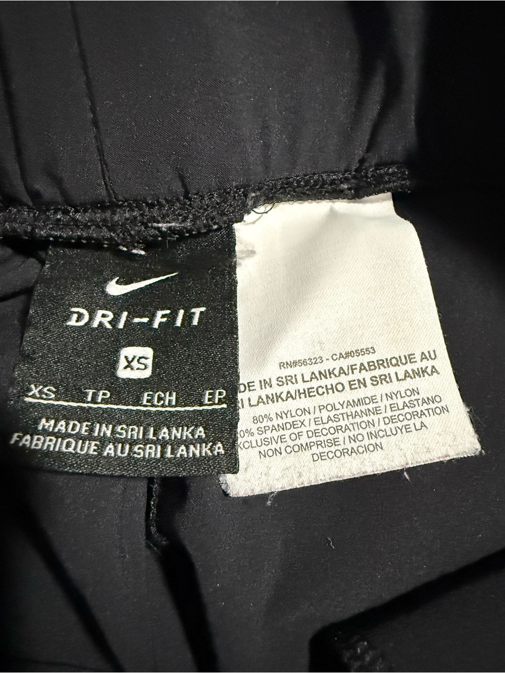 Nike Dri-FIT Black Jogger Pants XS Athletic Tapered Activewear Women - Picture 4 of 4